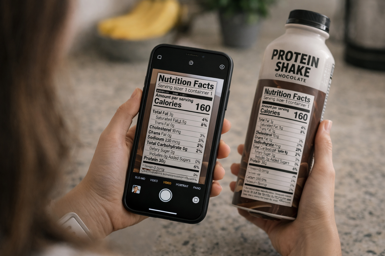 Meal logging with a photo